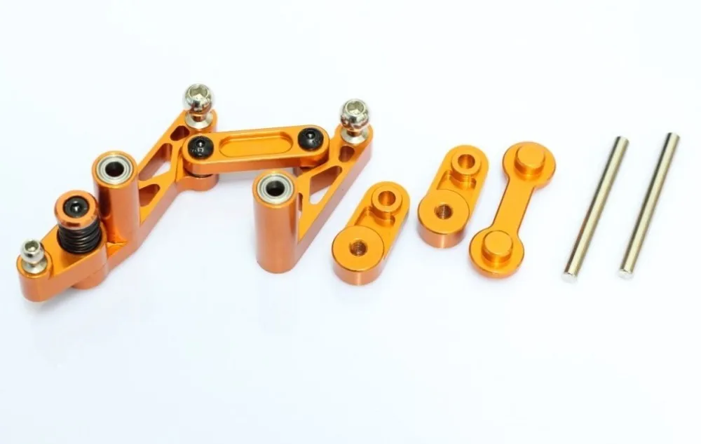 CNC alloy servo arm steering set for 1/5 scale HPI Rovan KM Baja 5Bin Parts & Accessories from