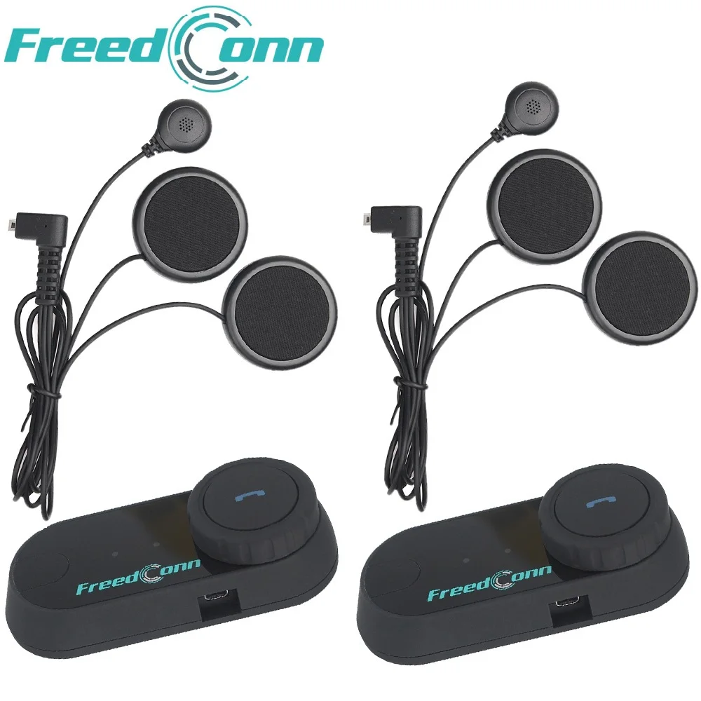 2 pcs FreedConn BT Bluetooth Motorcycle Helmet Interphone