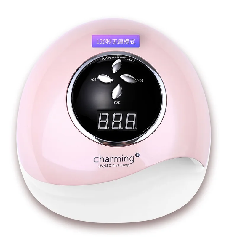

60W UV LED nail lamp LCD Professional Infrared sensor Nail Dryer 39 leds All Gels fast dry nail drying machine black white pink