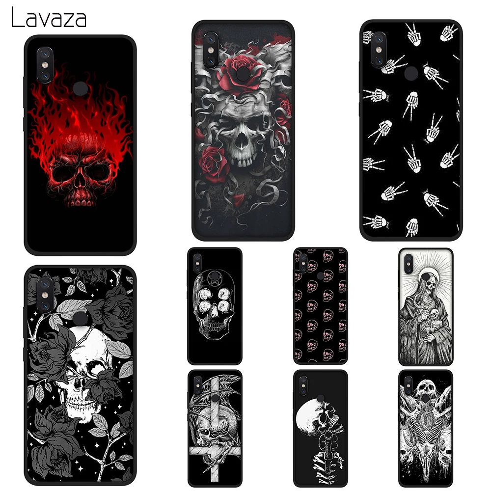 Мягкий чехол из ТПУ Lavaza Satanic Skull dark для Xiaomi Mi 6 8 A2 Lite 9 Pro A1 Mix 2s Max 3 F1 |
