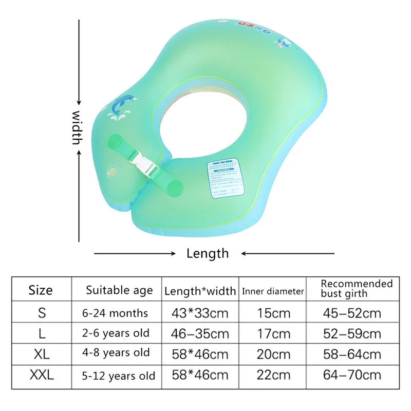 Детское Надувное плавающее кольцо Ангел u-образное подмышечное плавающее кольцо (с насосом)