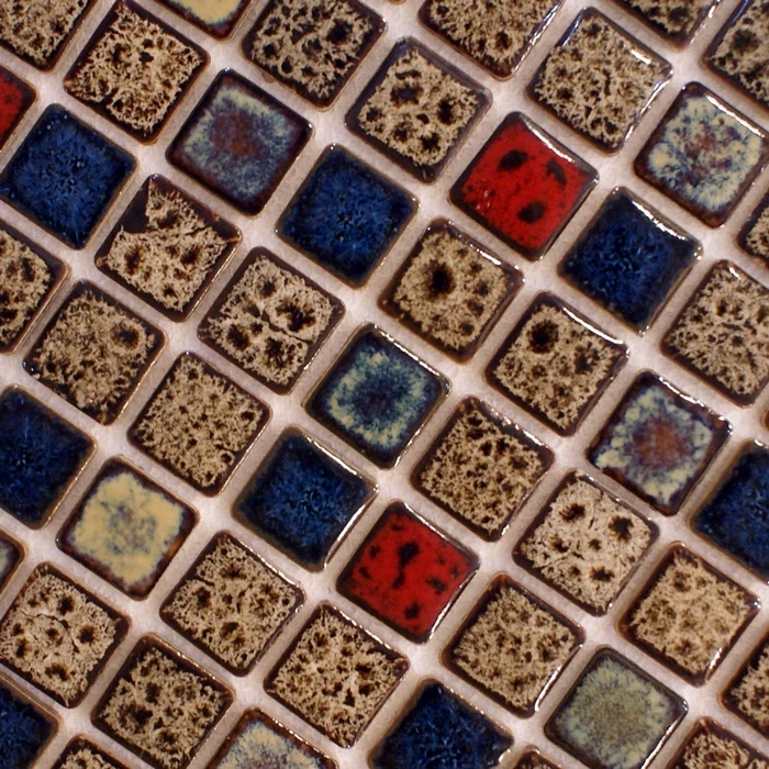 Vintage Style Mixed Colors Brown Ceramic Porcelain Mosaic Tile Kitchen Backsplash Bathroom Floor Tiles Fireplace Mosaic Mosaic Tile Kitchen Tiles Kitchenkitchen Mosaics Aliexpress