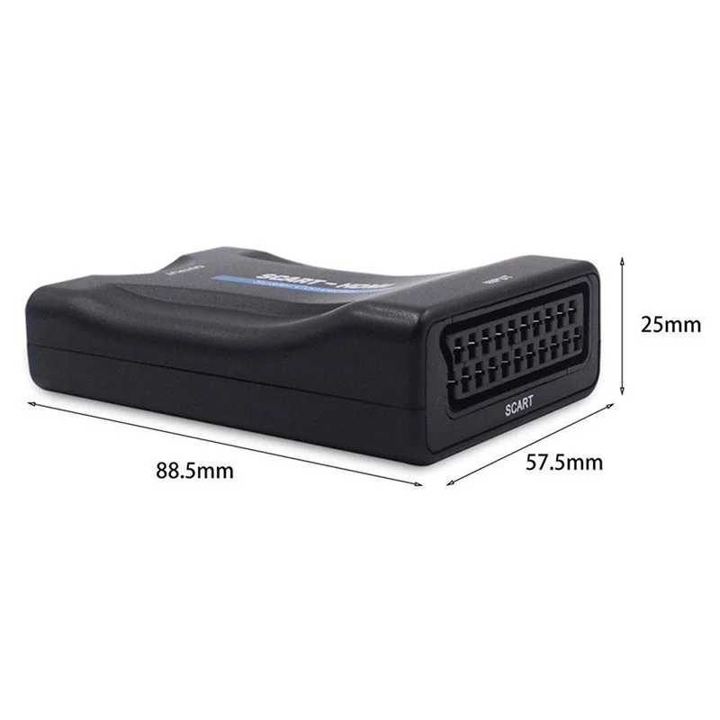 Из scart в HDMI MHL конвертер аудио видео адаптер для 1080 P HDTV Sky Box STB совместим с HDMI1.4 Поддержка 720 p/1080 p Выход