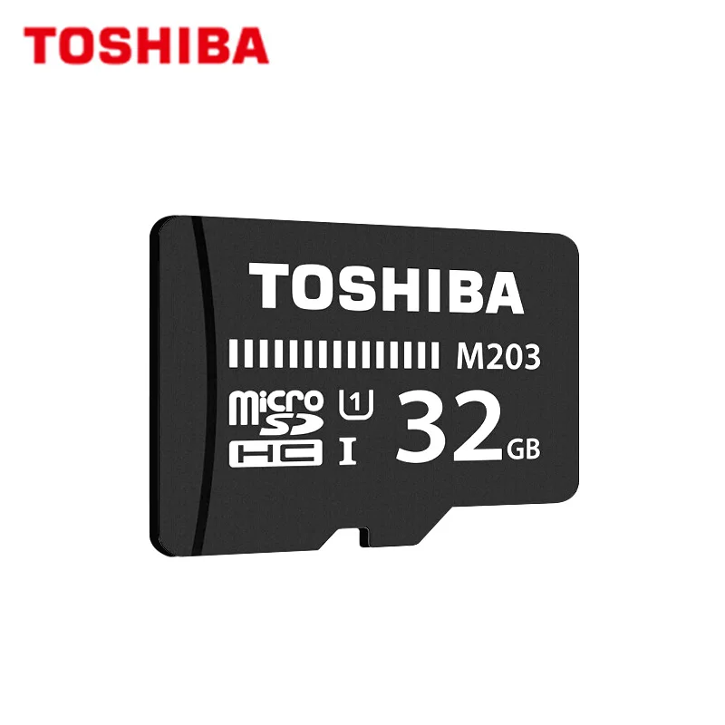 TOSHIBA Micro SD карта класс 10 M203 16 ГБ 32 ГБ Оригинальная карта памяти M303 64 Гб 128 ГБ TF карта до 98 МБ/с./с флеш-карта для телефона