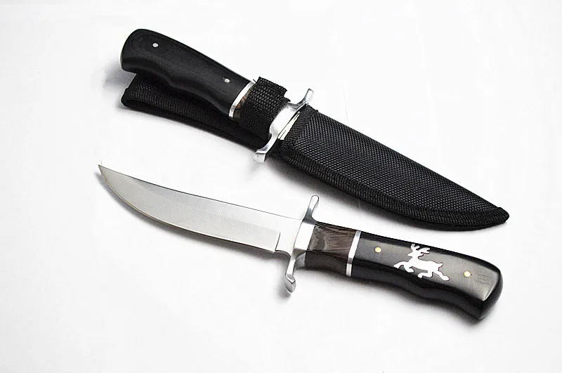 ToughKeng 440C охотничий нож из нержавеющей стали с фиксированным лезвием, тактический нож для выживания с кожаной оболочкой, ножи для приключений в пустыне