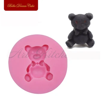 

Bear Silicone Mold for Cake and Cupcake Fondant Sugarcraft Molds 3d Chocolate Decorating Moulds Cake Tools Bakeware SM-326