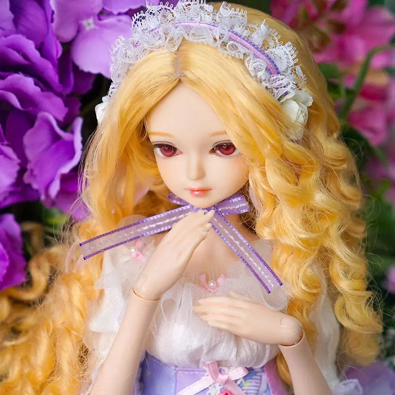 BY044 Стиль 45 см шарнирная кукла в платье принцессы 18 дюймов BJD кукла с модными длинные локоны волосы Водонепроницаемая Смола тело кукла игрушка - Цвет: BY044