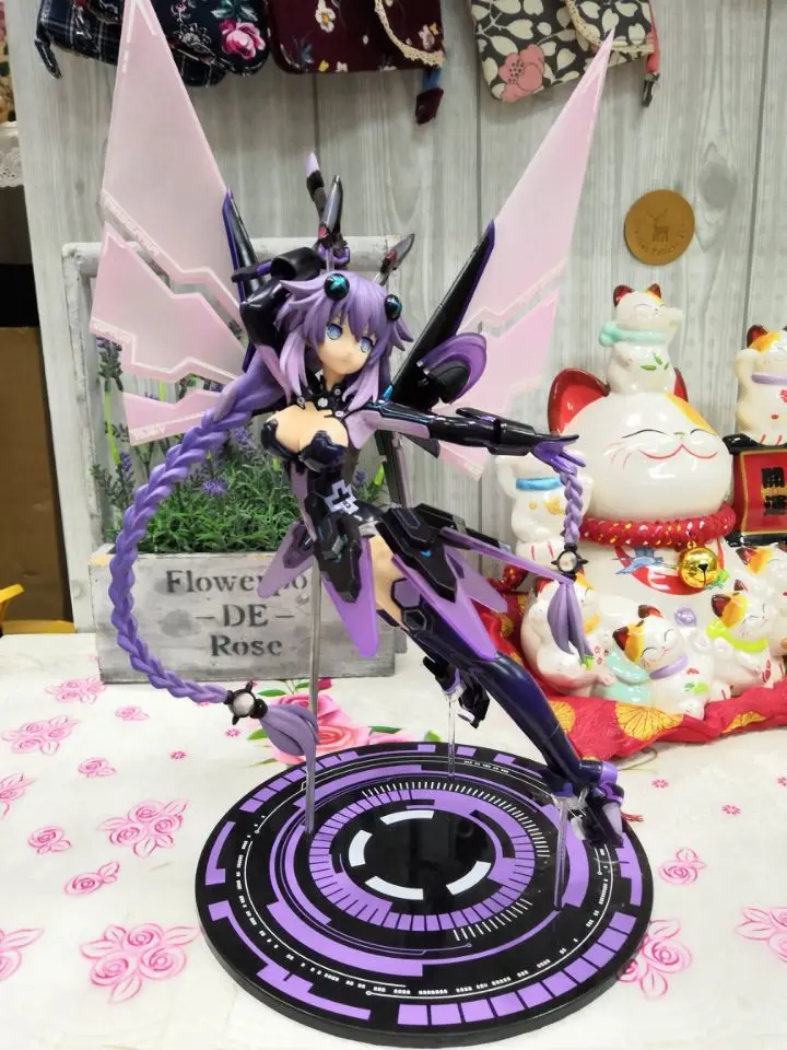 

Hyperdimension Neptunia Purple Heart Action Figures Toy Model 35cm