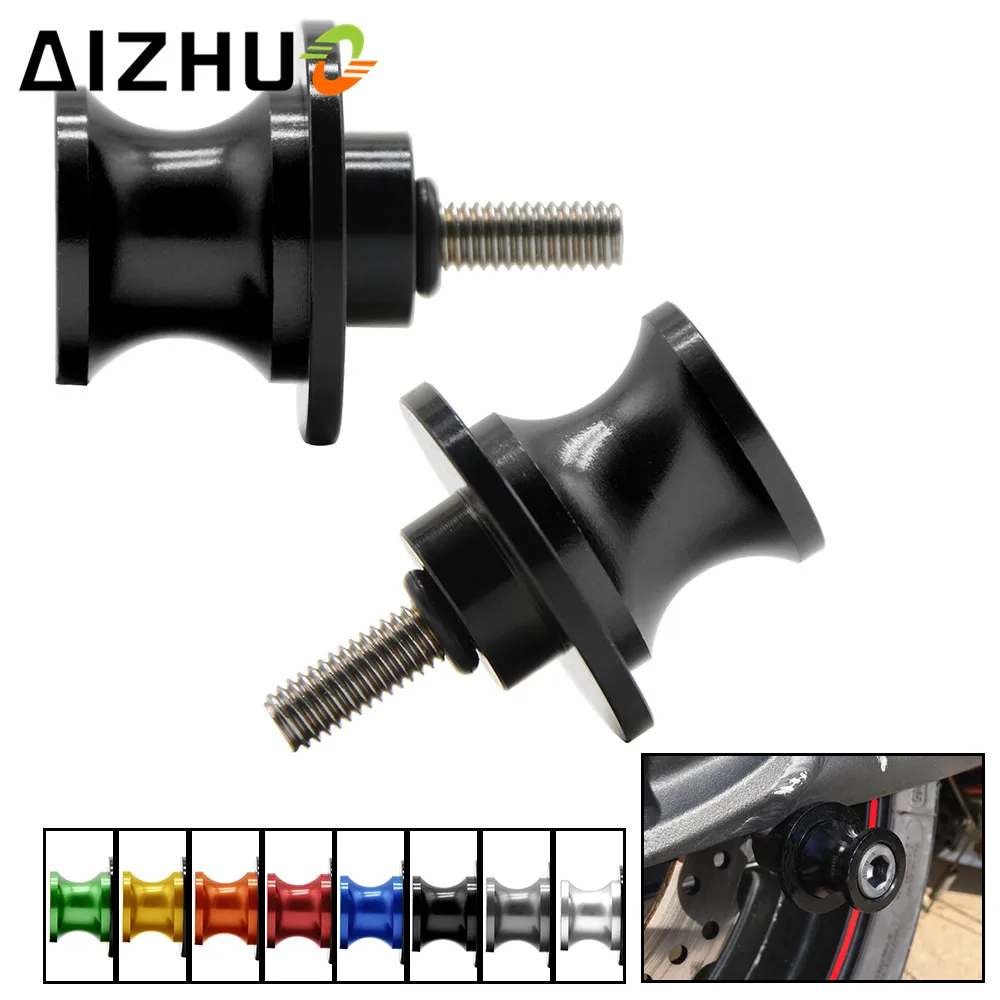 For HONDA CBR 1000RR CBR 600RR CBR 900RR 954RR RC51 Motorcycle Accessories Swingarm Sliders Spools 8mm CNC Aluminum Stand Screws