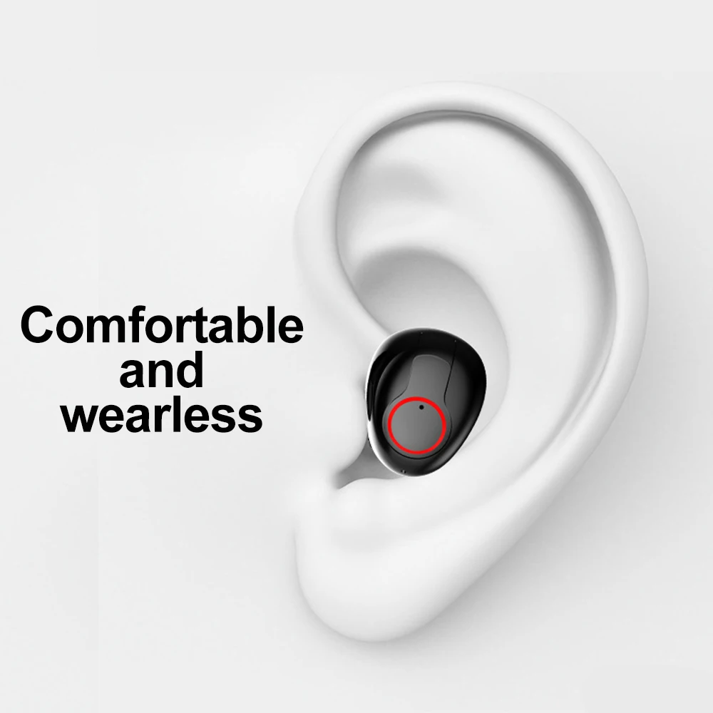 СПЦ Bluetooth 5,0 наушники Беспроводной наушники стерео гарнитура Беспроводные спортивные наушники с микрофоном зарядки окно для телефонов
