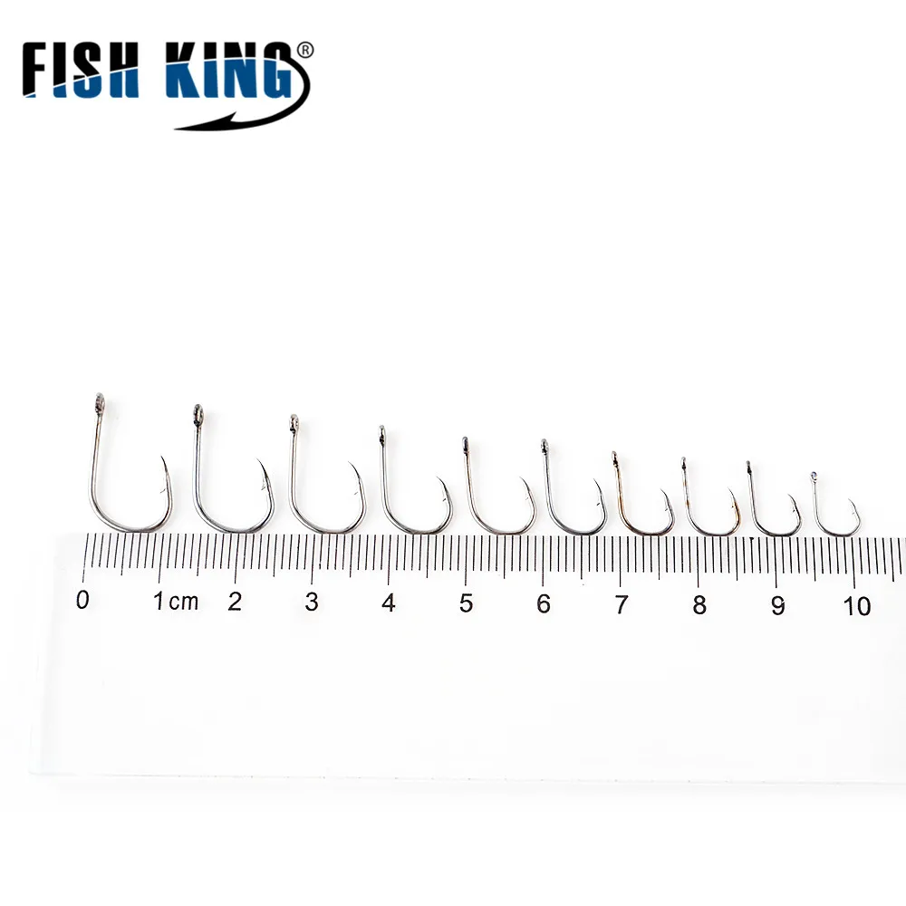 Рыболовные крючки FISH KING FOX ISEMA BLN круглые колючие для карпа рыболовные аксессуары