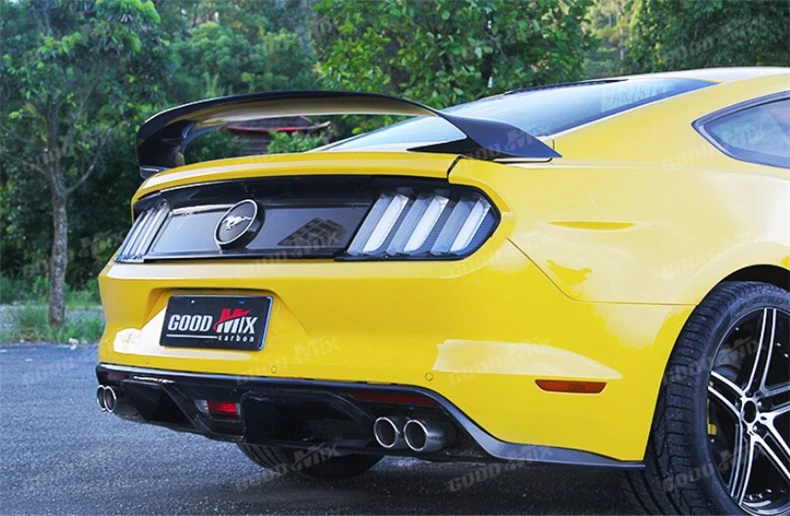 Спойлер из углеволокна для Ford Mustang высококачественные Спойлеры-крылья авто аксессуары