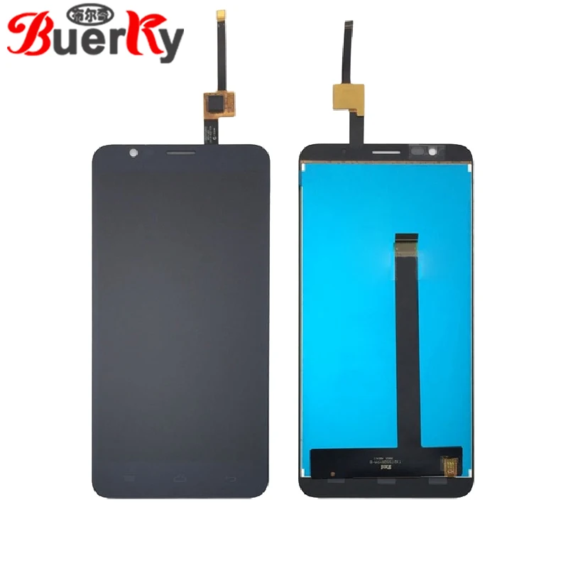BKparts 5 шт. для Alcatel One Touch Flash 6042D OT6042 OT6042D OT-6042D ЖК-дисплей с сенсорным экраном дигитайзер полная сборка