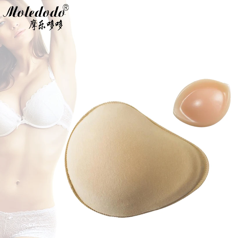 

Silicone Breast Assembling Fake Chest Spiral Breathable Cotton Cover Postoperative Breast Lightweight Silicone Pad D30