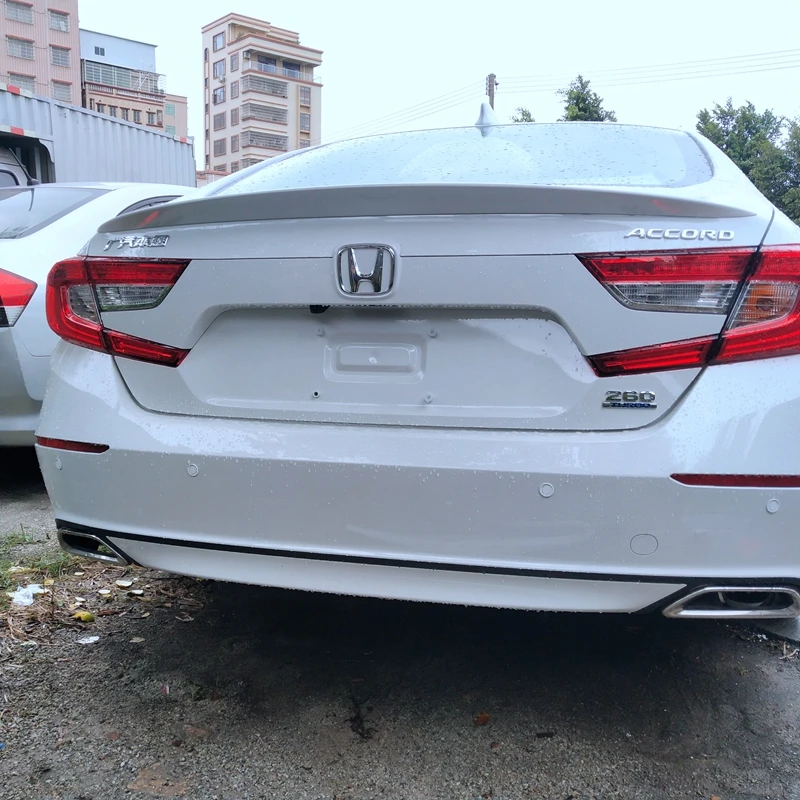 Задний спойлер для багажника Honda Accord 2018 высокое качество АБС пластик окрашенный