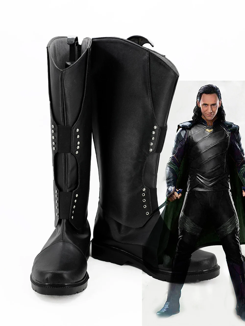 Thor 3 Ragnarok Loki/ботинки для костюмированной вечеринки Обувь на заказ Хэллоуин |