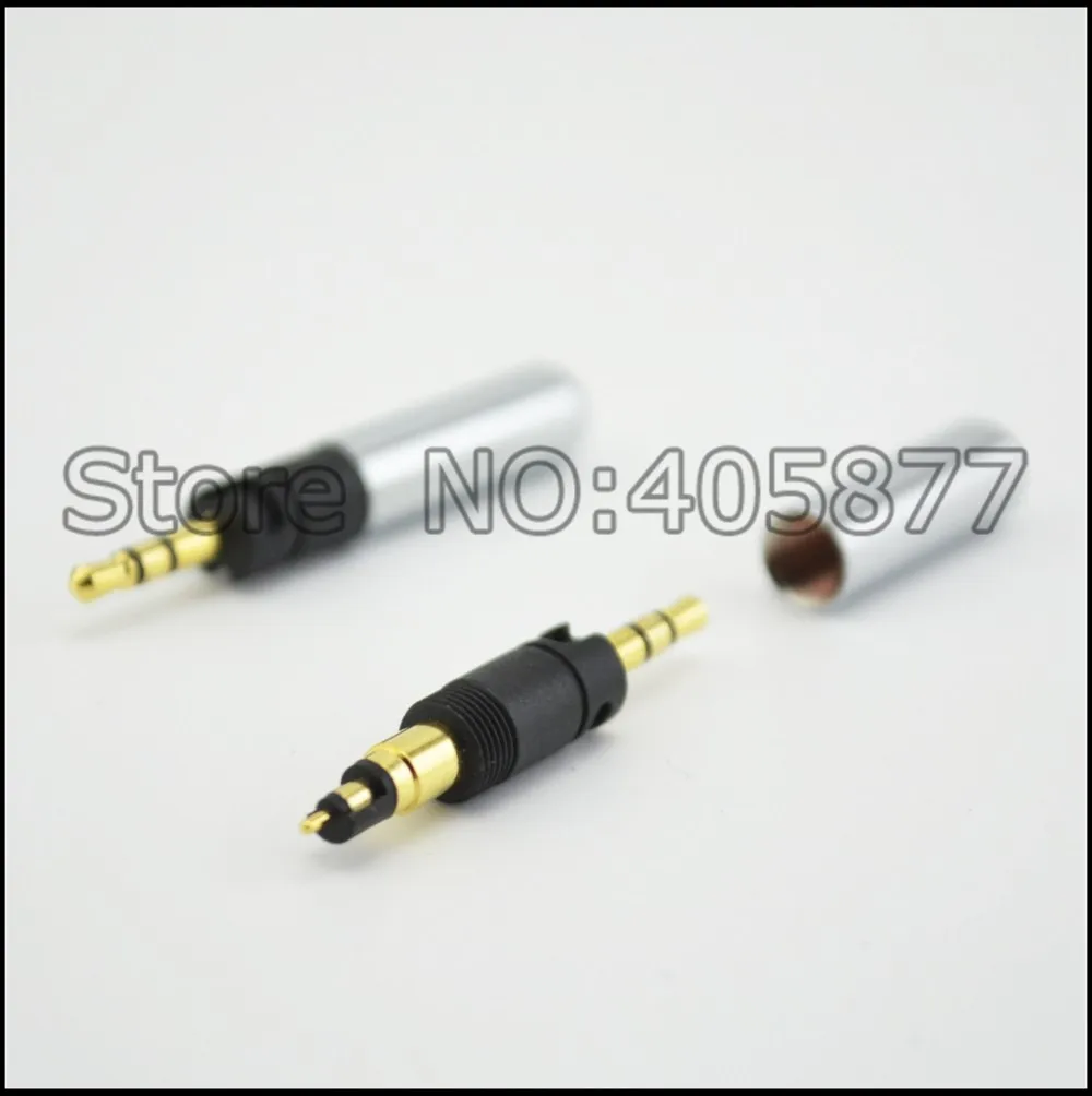 10pieces 3poles 2 5mm 3Pins For momentum HD598 HD558 HD518 headphone Jack Plug Free shipping