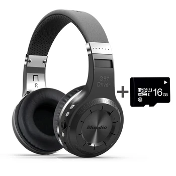 

Bluedio H+ shooting Brake bluetooth headphones BT5.0 Stereo bluetooth headset with Micro sd card FM