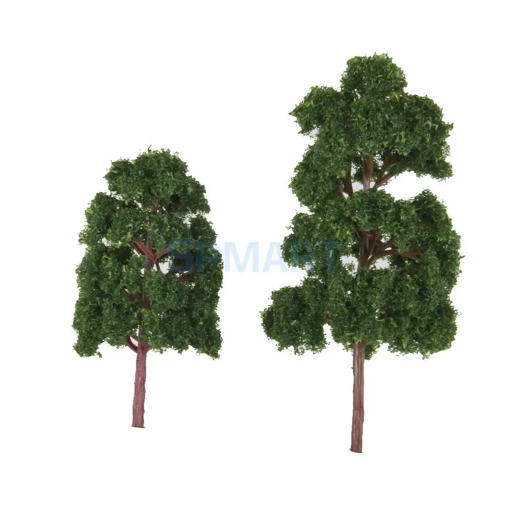 20 Trees Model Train Railroad Wargame Diorama Scenery Landscape HO N Scale