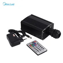 16 Вт RGBW светодиодный волоконно-оптический драйвер двигателя+ 28key RF пульт дистанционного управления для всех видов волоконно-оптического s