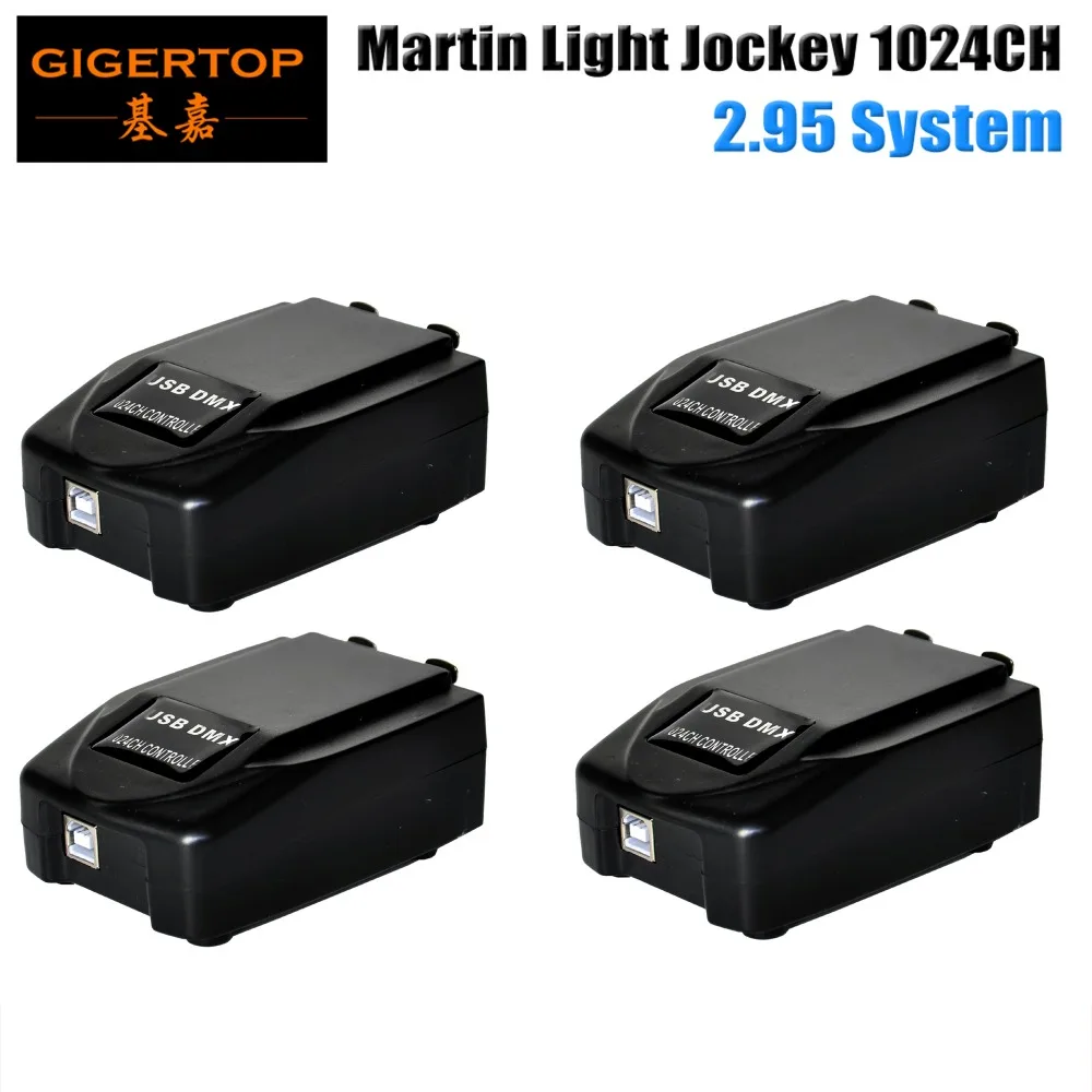 Бесплатная доставка 4 шт./лот Martin lightjockey 1024 USB контроллер DMX1024 USB контроллер Led Освещение сцены DMX ступенчатый регулятор освещения