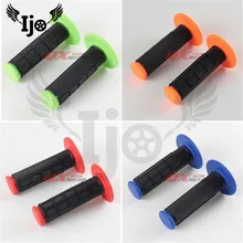 Мотоцикл руль много цветов части пара Универсальный для kawasaki honda suzuki Высококачественный ручной клей мотоцикл ручка