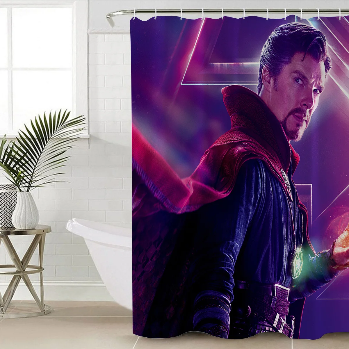 Супергерой Супермен Dr. strange Душ шторы коврики полиэстер ткань с 12 Крючки водостойкий