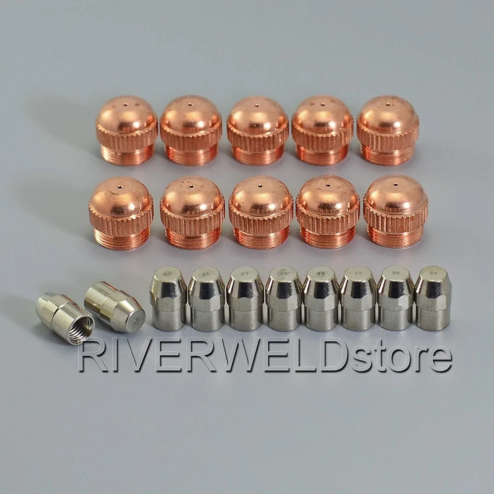 10pcs 19914 Tips 30Amp +10pcs 19918 Plasma Electrodes HF For ESAB PT