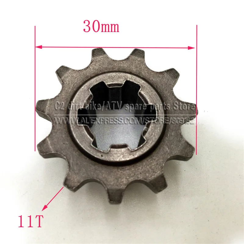 Front Gear Box Sprocket T8F 11 14 17 20T 20 Tooth Pinion For 47cc 49cc Minimoto Mini Dirt Pit Bike Moped Scooter