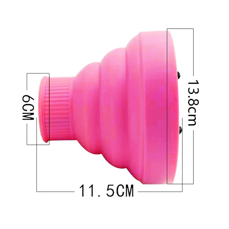 Парикмахерский салон вьющиеся волосы Фен складной Диффузор крышка салон парикмахерский инструмент аксессуар