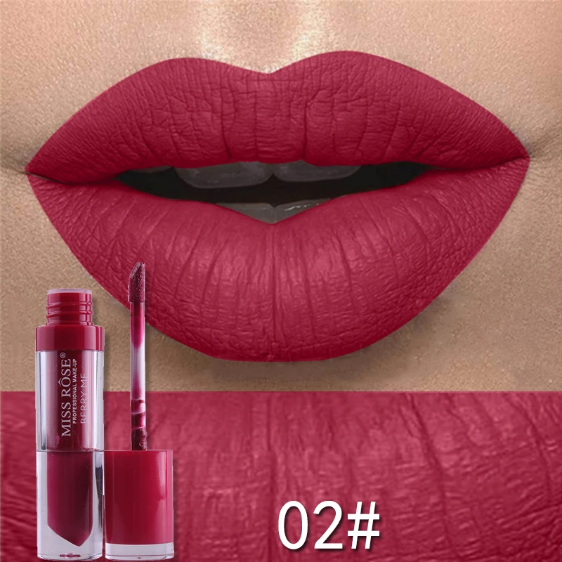 

1PC Waterproof Lipstick Matte Lipstick Lip Gloss Moisturizing Water-Resistant Profissional Lipstick Maquillaje