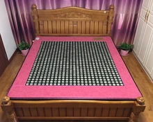 Beauty healthy natural jade stone heating cushion home and office bed used electric heat mat 3 Size For your Choice