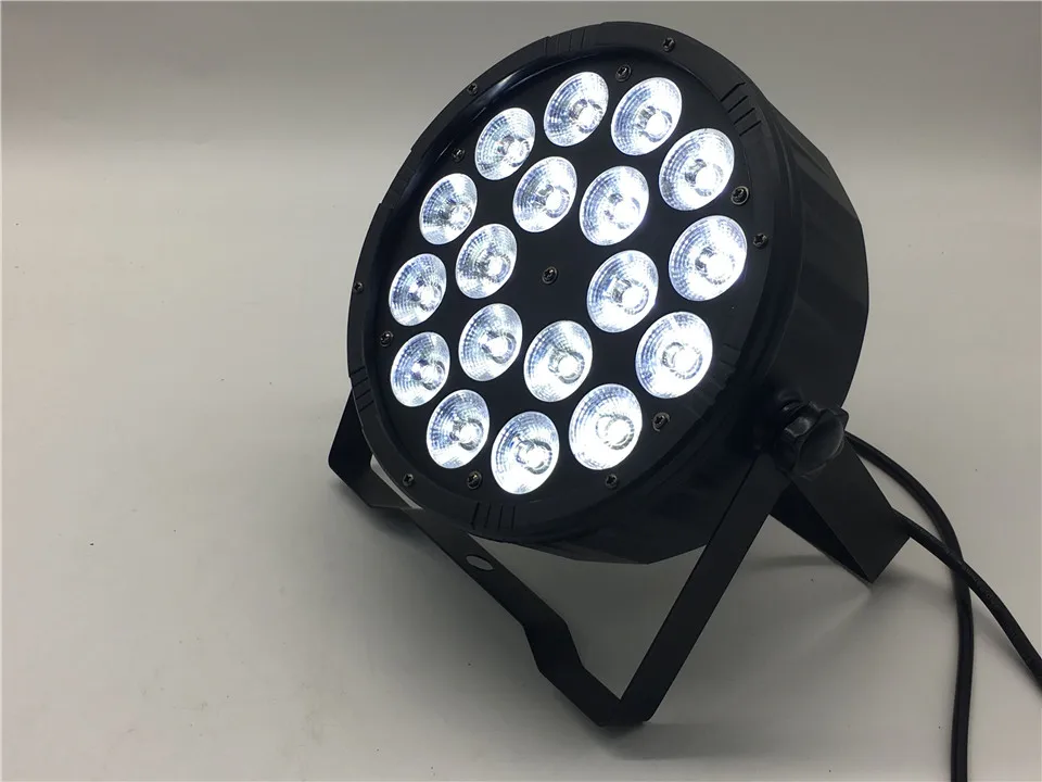 10 unids/lote nueva 18x12 Вт rgbw 4в1 16 poco диско DJ iluminacion DMX512 4/8CH DMX KTV led par|Эффект освещения сцены| |