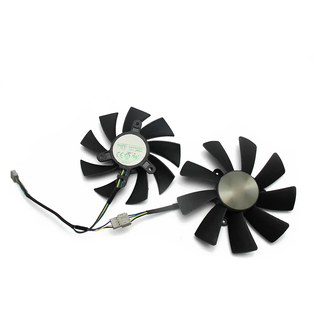 87MM GA92S2H 100MM GAA8S2H GAA8S2U 4Pin Cooler Fan For ZOTAC GTX 1060 1070 Ti MINI HA 1080 Ti MINI Dual Graphic Card Cooling Fan