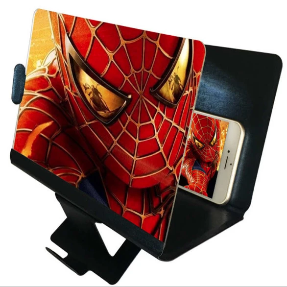 Mobile phone screen amplifier Cell phone amplifier Multi-functional bracket Retractable bracket HD Eye protection bracket Lazy