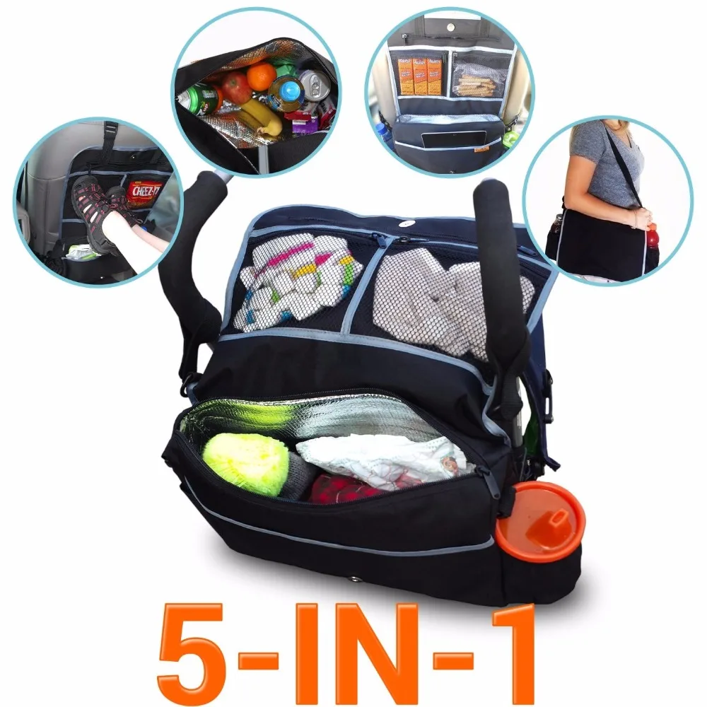 Multi function Cooler Bag Warm Bag Insulated Car Lunch Bags Auto