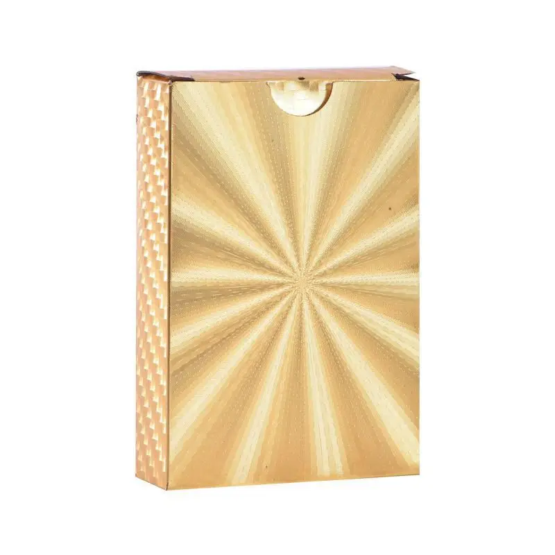 Golden Plastic Playing Cards Waterproof PVC Poker Creative Collection Durable Gift Game Cards Plastic Poker Cards Playing - Цвет: golden-05