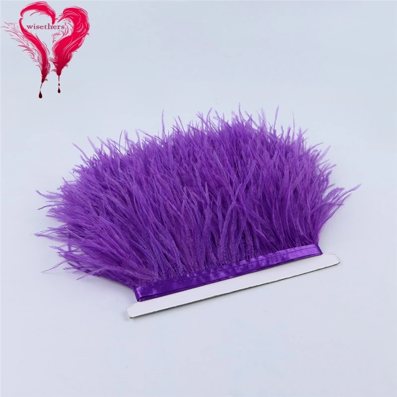 O34 8-10cm ostrich feather trims 3