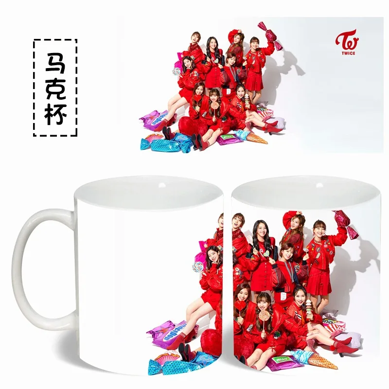 

[MYKPOP]TWICE Candy Pop Mug Coffee Water Milk Ceramic Cup Creative KPOP Fans Collection SA18061006