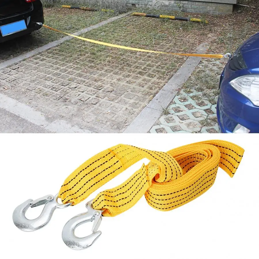 

Tow Strap 3 Meters High Strength Car Tow Strap Towing Rope Emergency Traction Ropes for Vehicle Tool