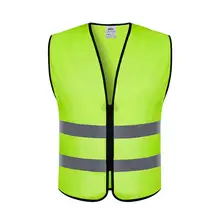 Светоотражающий Жилет удобный портативный жилет светоотражающий жилет безопасная Экипировка для бега и езды на велосипеде для прогулок бега