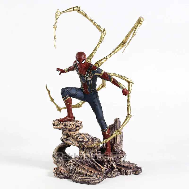 Мстители эндгейм Железный Человек-паук фигурка Американский капитан игрушки для детей коллекционные танос украшения Аниме Фигурка