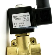 Высокое качество 1/" 16 бар давление Электрический электромагнитный клапан нормально открытый мембранный клапан 0955105 DC12V, DC24V, AC110V или AC220V