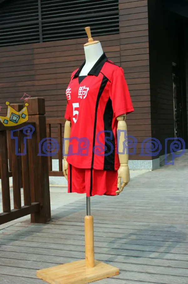 Skup Haikyuu!! Nekoma liceum #5 Kenma Kozume przebranie na karnawał Jersey odzież sportowa jednolity rozmiar M XXL darmowa wysyłka