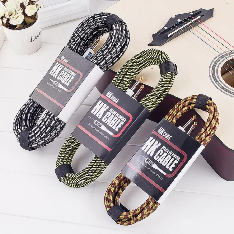 

Electric Guitar Cable Wire Cord 3M 5M 10M No Noise Shielded Bass Cable For Guitar Amplifier Accessories Musical Instruments