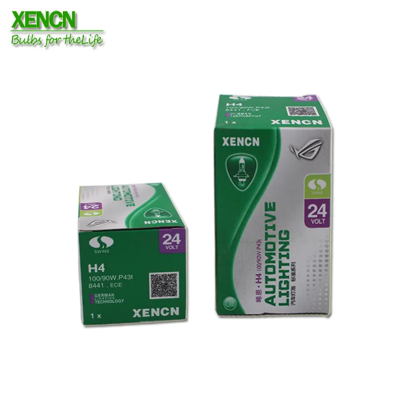XENCN H1 H3 H4 H7 24V 3200K прозрачная серия внедорожных стандартных фар для грузовиков, автомобильные лампы,, новинка, 2 шт