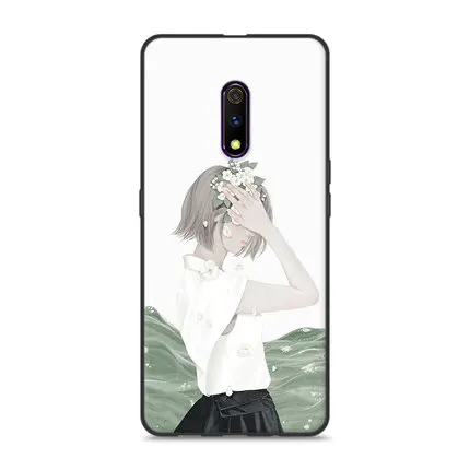 6,5" Coque Fundas для OPPO Realme х чехол для iPhone X с цветочным мотивом для девочек; мягкий чехол для телефона из силикона и термополиуретана чехол для OPPO RealmeX корпус реальную меня X для задней панели Чехол - Цвет: A8
