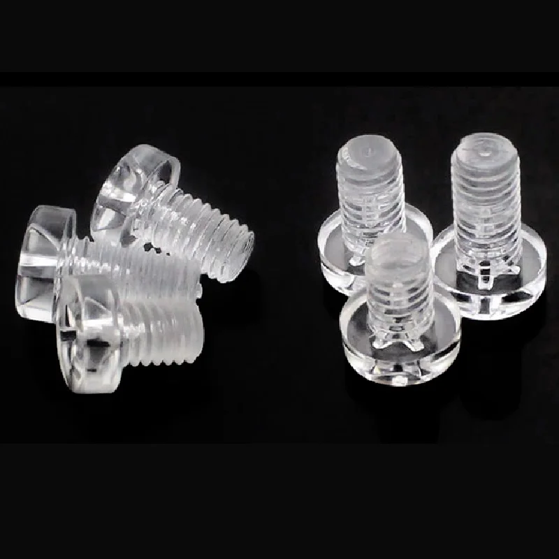 

Transparent Yalik cross round head / pan head plastic screw PC plastic screwM3M4M5M6*3 4 5 6 8 10 12 14 15 16 18 20