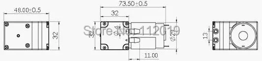 Новые Давление dc12v-60kpa мини-мембранный воздушный насос вакуумный насос для Спецодежда медицинская, промышленные, лабораторные автомобиля