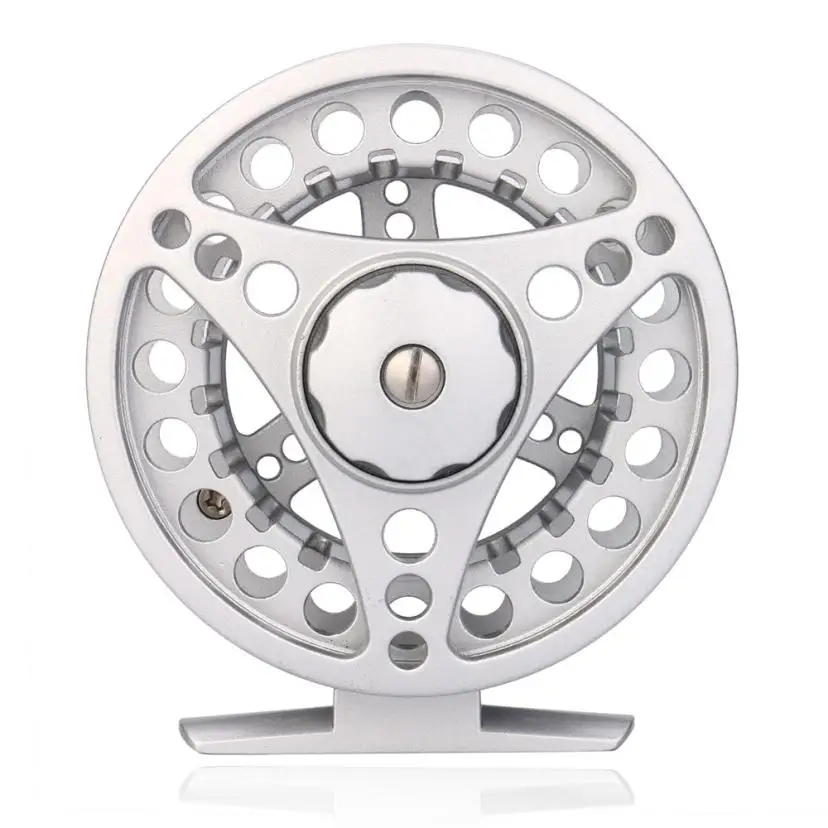 Buy Fly Reel 5/6 85mm WT Large Arbor Silver/Black Aluminum Fly Fishing Reel